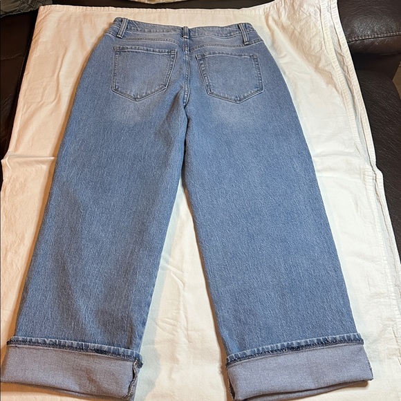 Women's Blue Straight Leg Jeans - Picture 7 of 13
